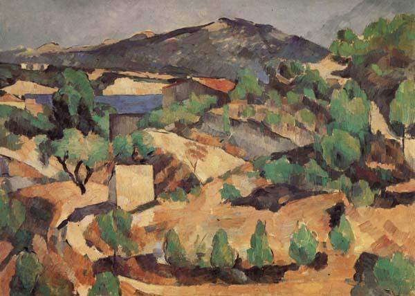 Paul Cezanne Mountains seen from l'Estaque